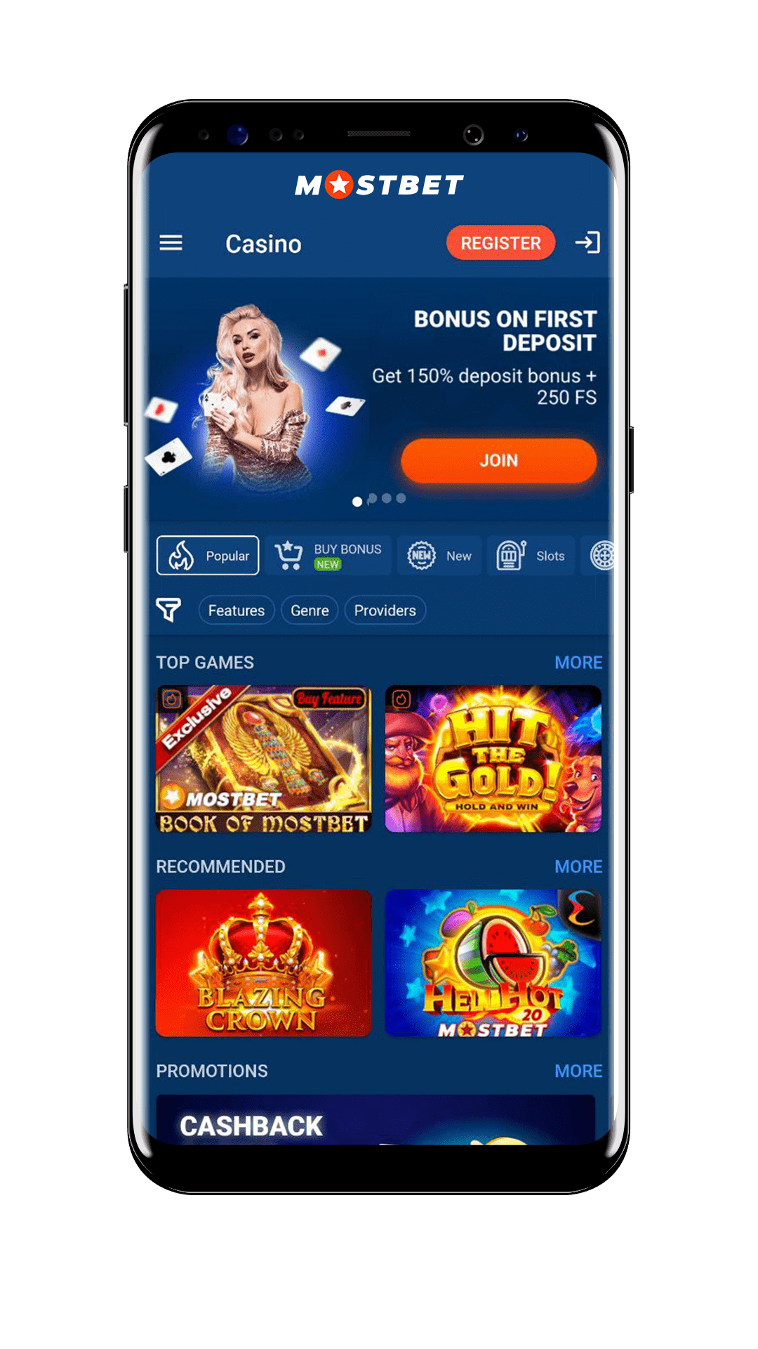 Android Mostbet App
